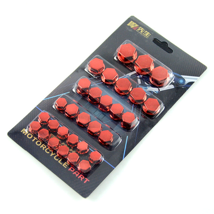 MAXI Cache écrou Motorcycle Modification Accessories Head Screw Cover Decoration Scooter Screw Hat
