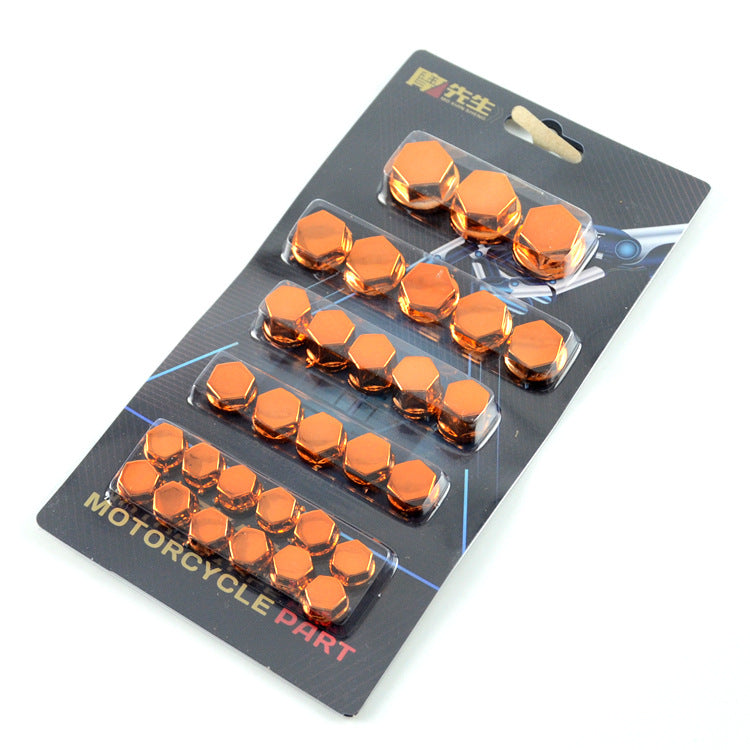 MAXI Cache écrou Motorcycle Modification Accessories Head Screw Cover Decoration Scooter Screw Hat