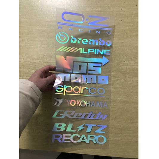MAXI Reflective Car Sticker Side Door Body 10-piece Combination