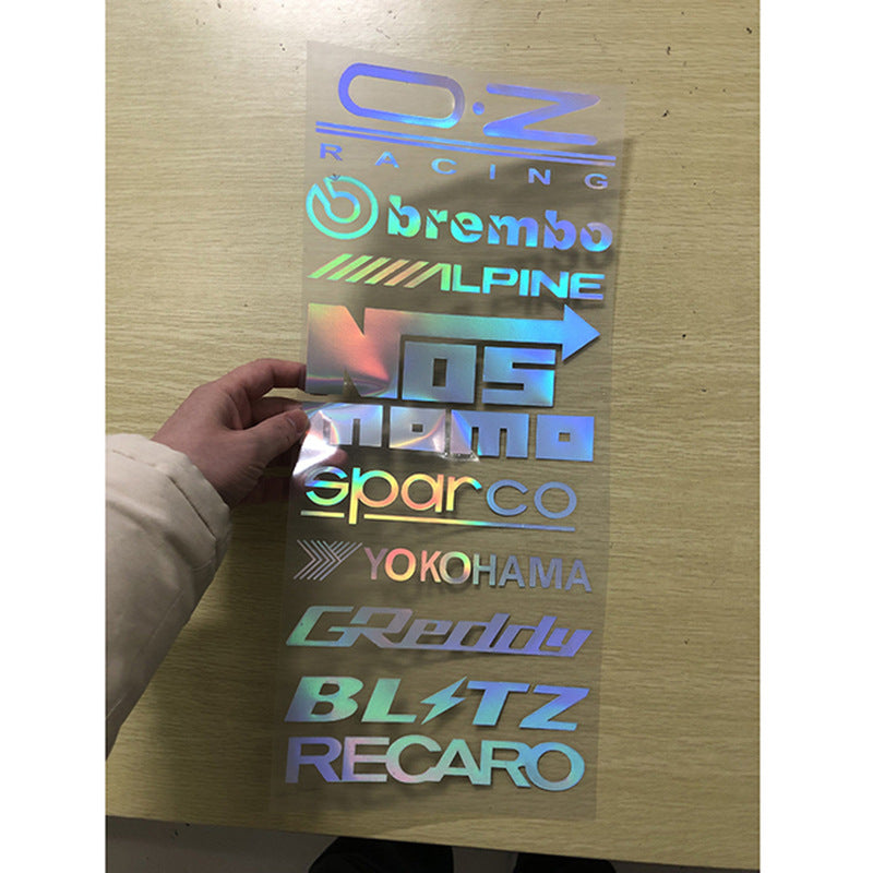 MAXI Reflective Car Sticker Side Door Body 10-piece Combination