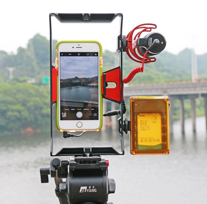 MAXI stabilisateur et étui pour Smartphone , idéal pour le streaming en direct, YouTube et vlogging cinématographique