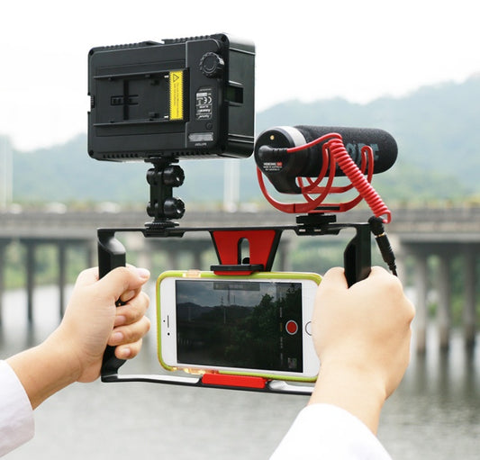 MAXI stabilisateur et étui pour Smartphone , idéal pour le streaming en direct, YouTube et vlogging cinématographique