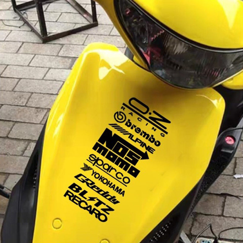MAXI Reflective Car Sticker Side Door Body 10-piece Combination
