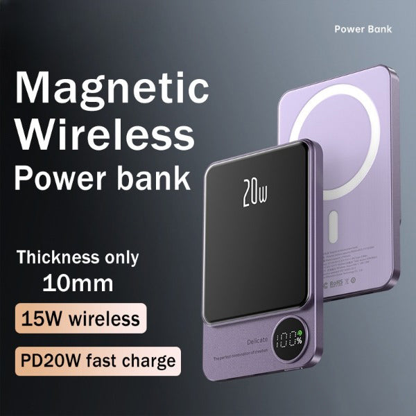 MAXI Powerbank Magnetic Wireless Power Bank, Charger External Auxiliary Battery
