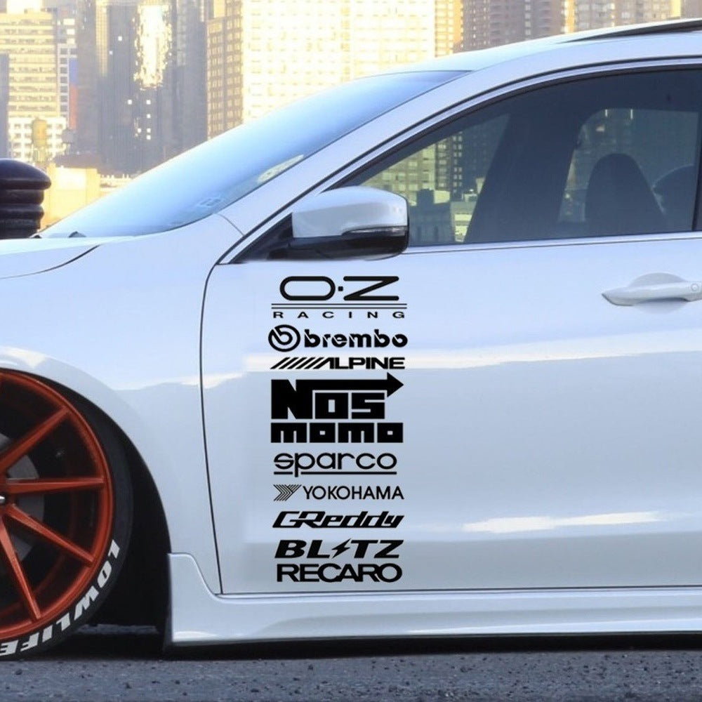 MAXI Reflective Car Sticker Side Door Body 10-piece Combination